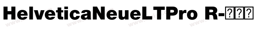 HelveticaNeueLTPro R字体转换